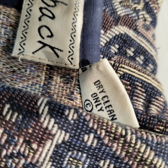 Vintage FLASHBACK tapestry waist blazer - Picture 4 of 12
